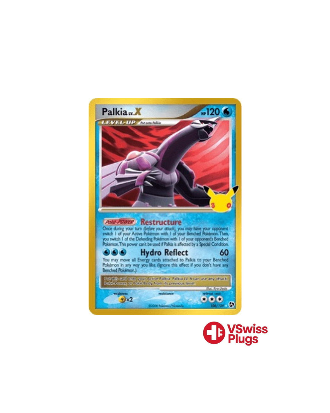Palkia Niv. X Célébrations 106/106 FR