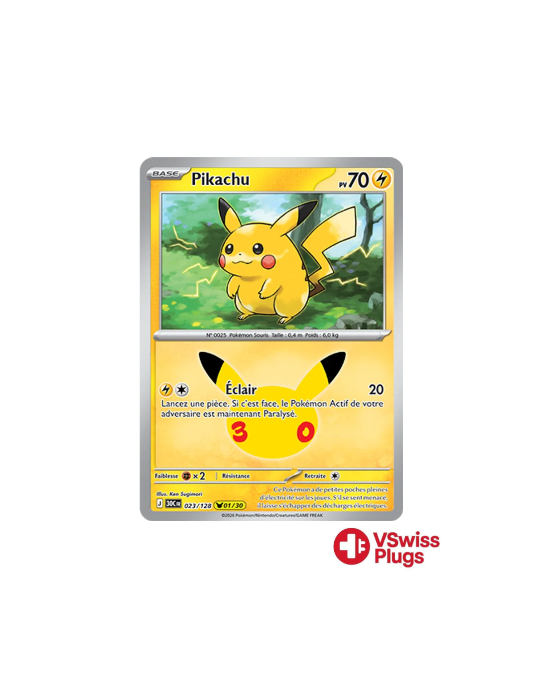 Pikachu 30 ans Célébrations FR