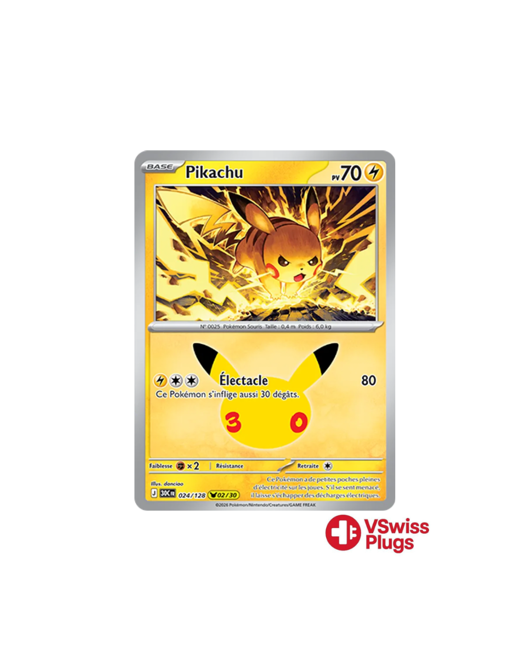Pikachu 30 ans Célébrations FR