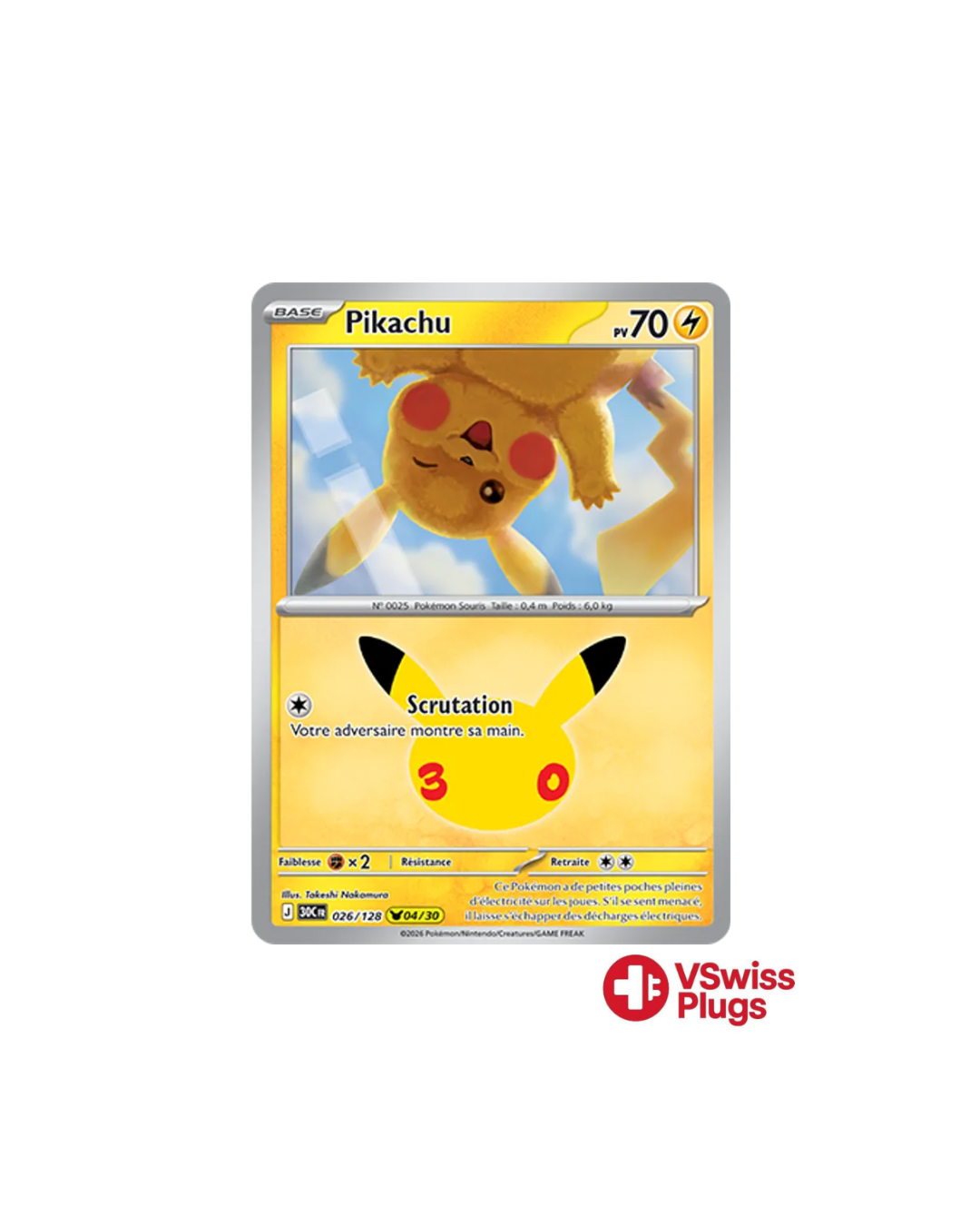 Pikachu 30 ans Célébrations FR