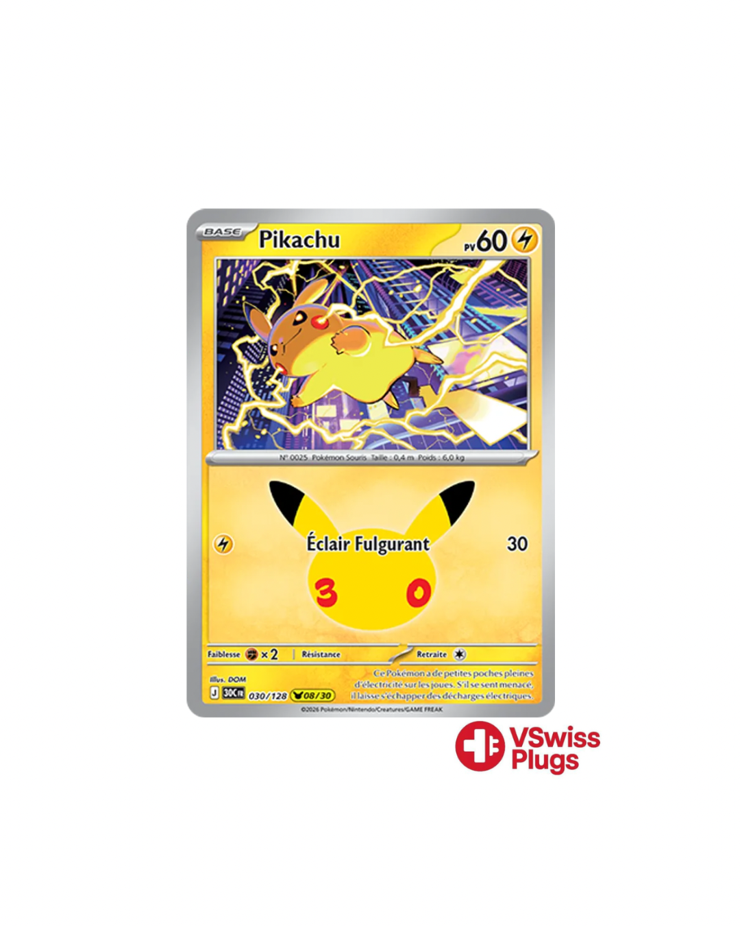 Pikachu 30 ans Célébrations FR