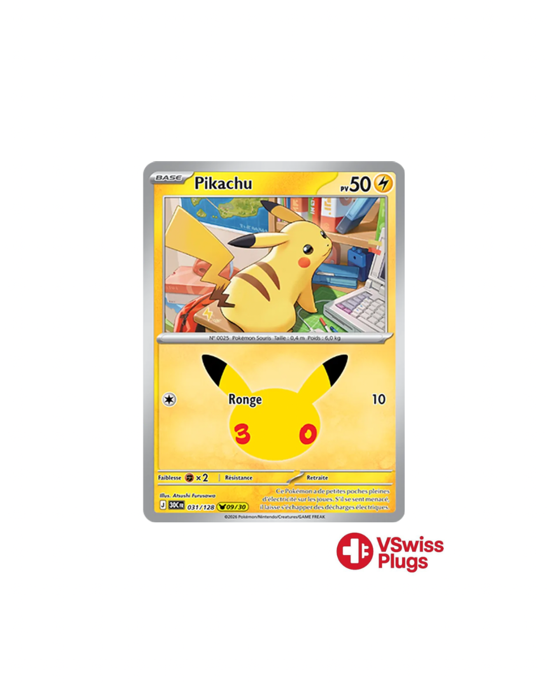 Pikachu 30 ans Célébrations FR