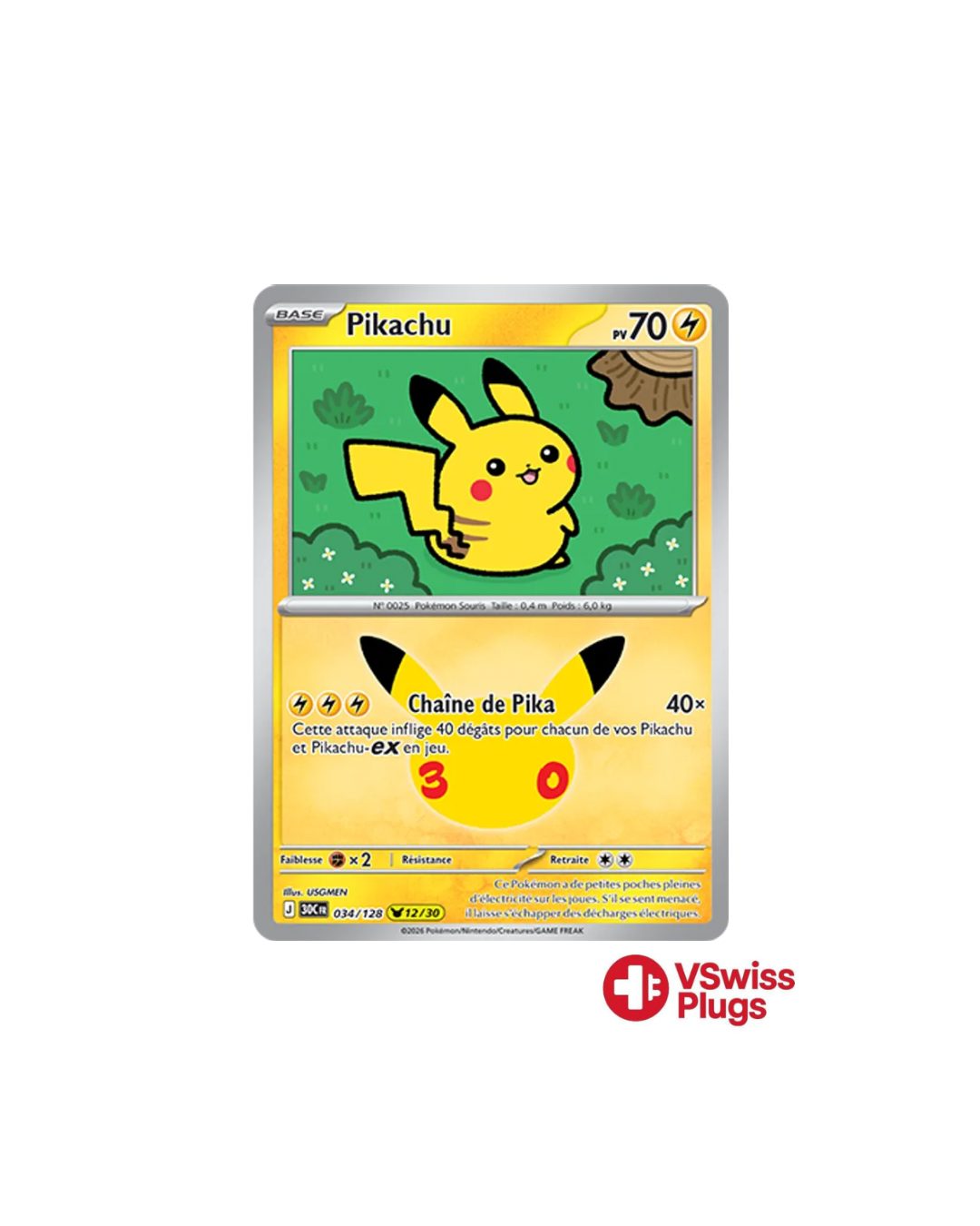 Pikachu 30 ans Célébrations FR