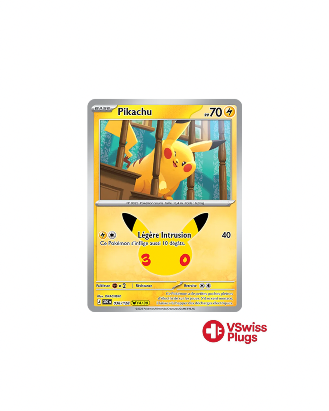 Pikachu 30 ans Célébrations FR