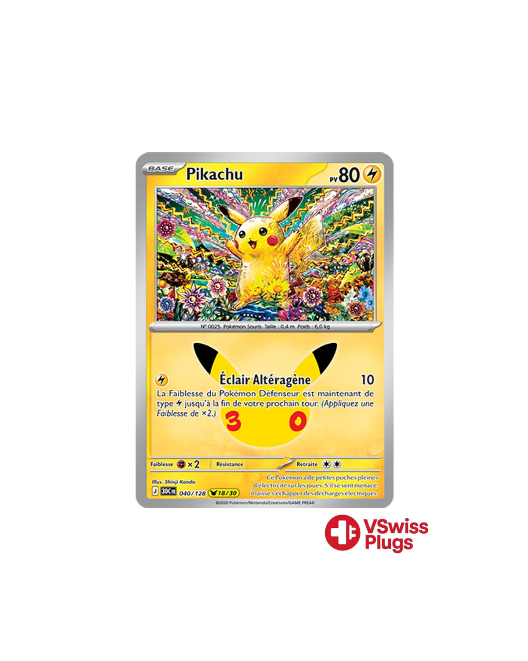 Pikachu 30 ans Célébrations FR