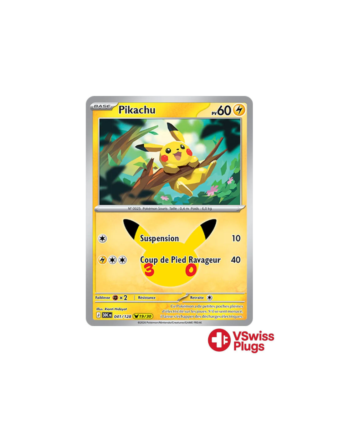 Pikachu 30 ans Célébrations FR