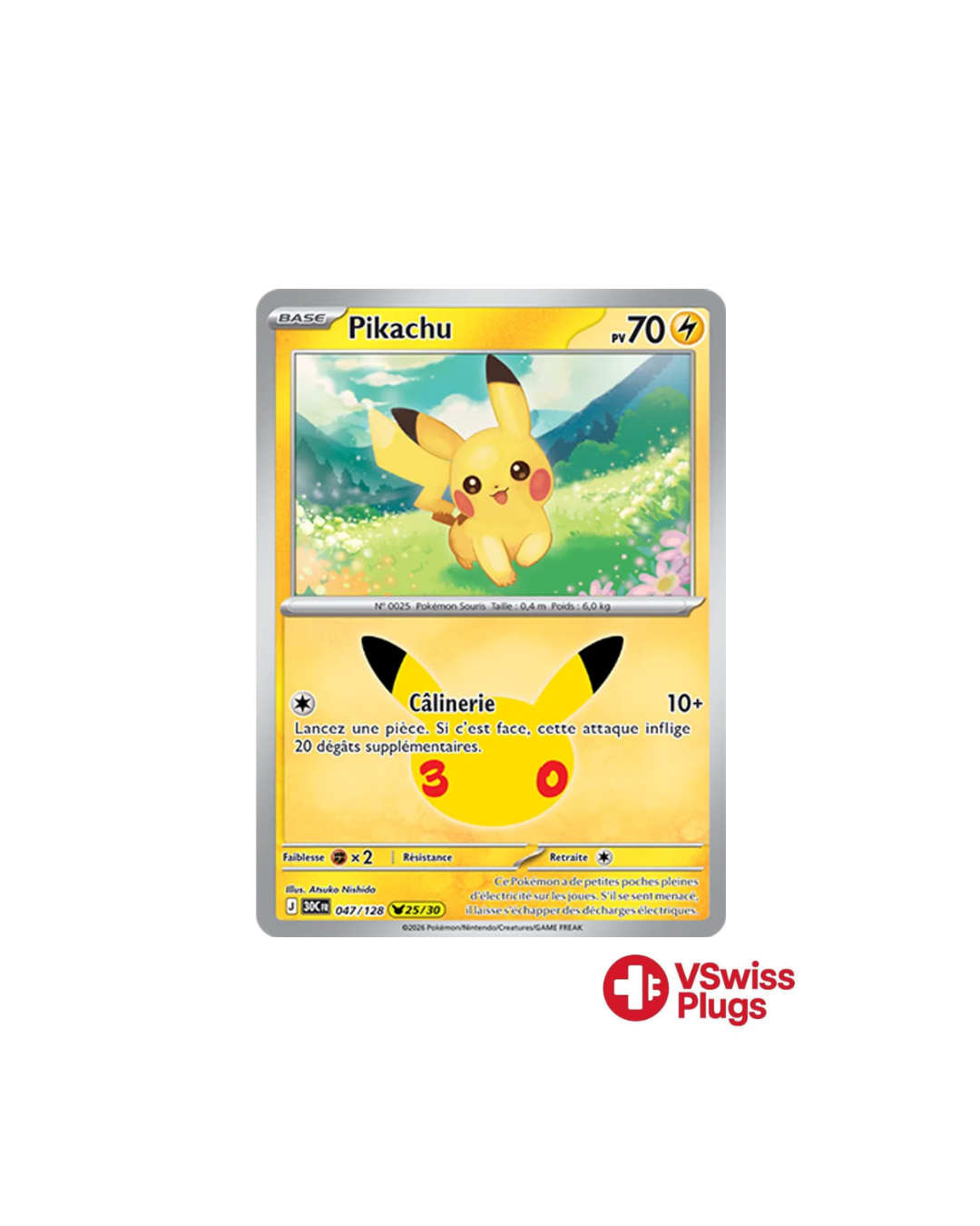Pikachu 30 ans Célébrations FR