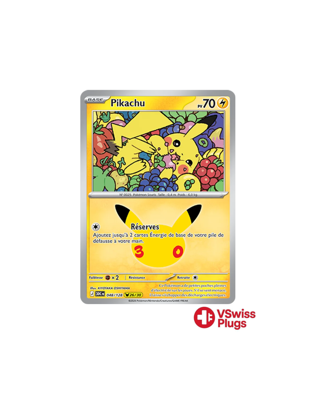 Pikachu 30 ans Célébrations FR