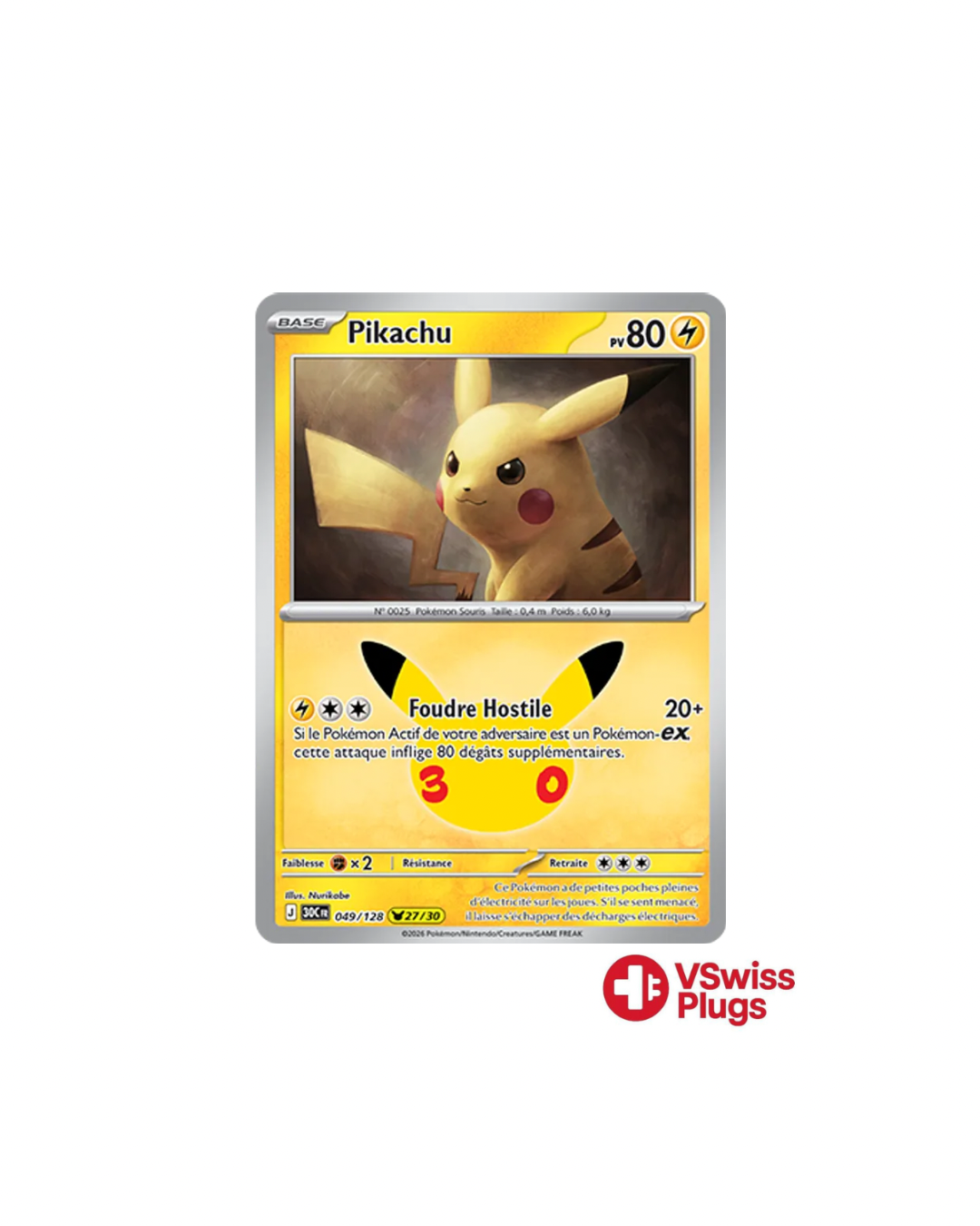 Pikachu 30 ans Célébrations FR