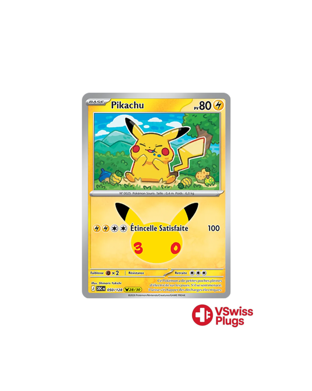 Pikachu 30 ans Célébrations FR