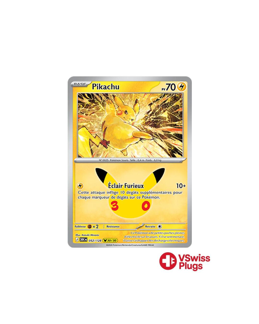 Pikachu 30 ans Célébrations FR