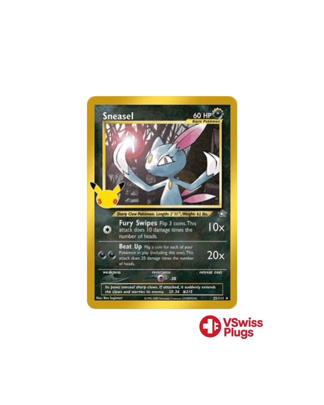 Sneasel Celebrations 30Y 25/111 EN