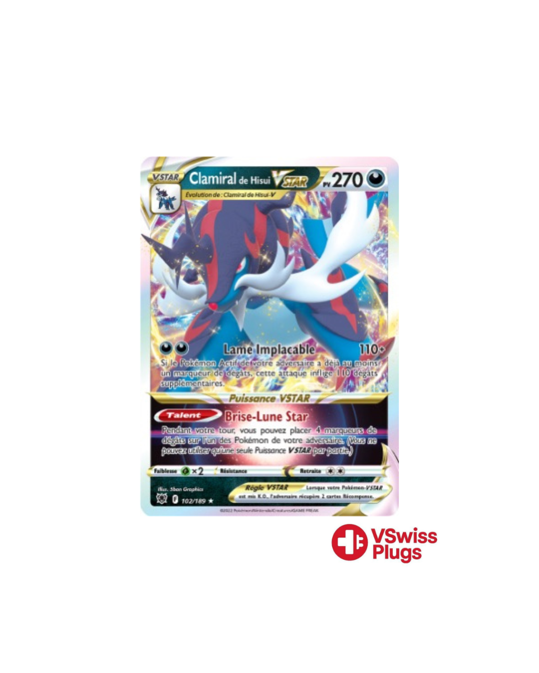 Clamiral de Hisui VSTAR 102/189 FR