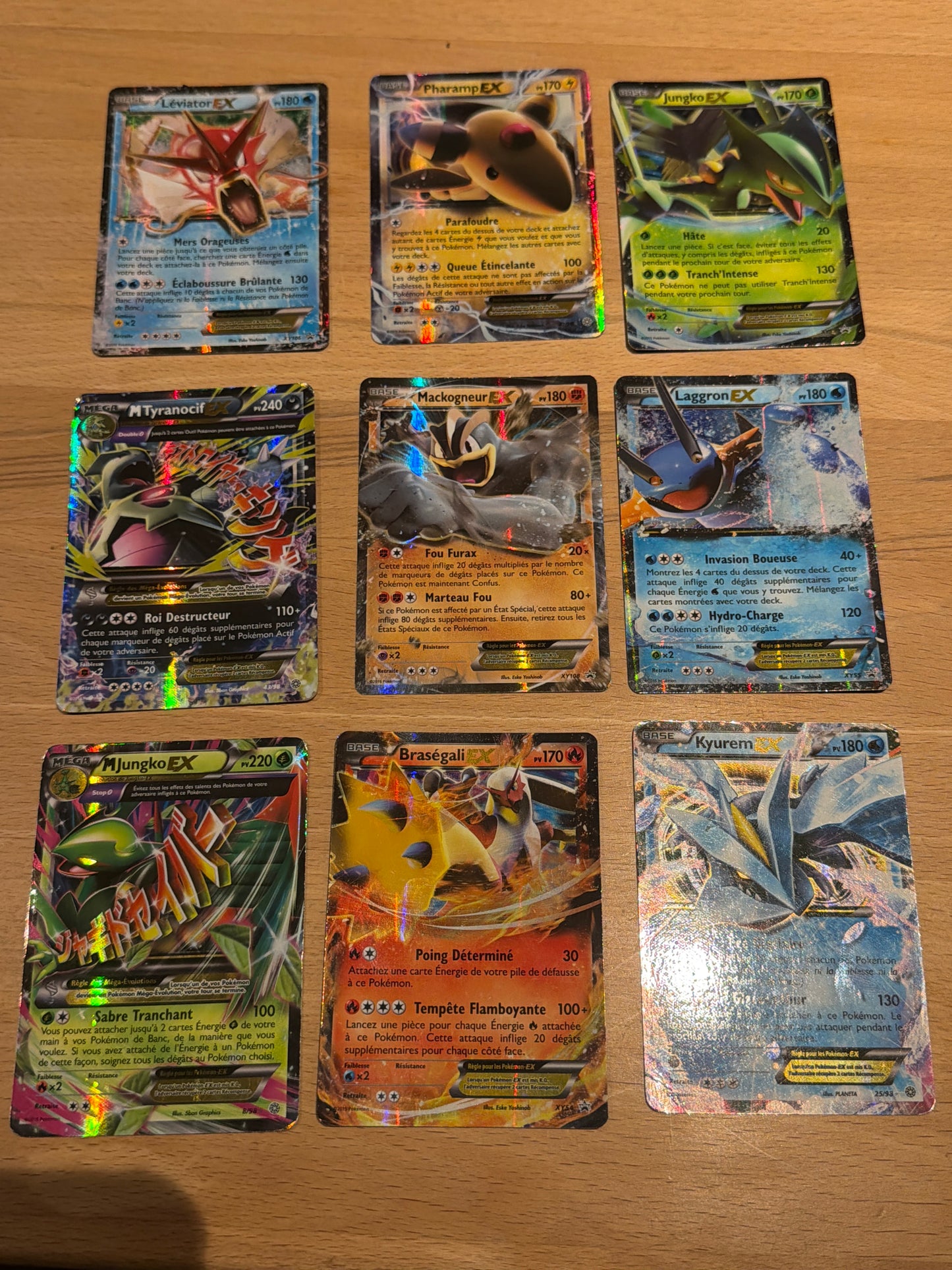 Lot 9 cartes (LP-PL) FR