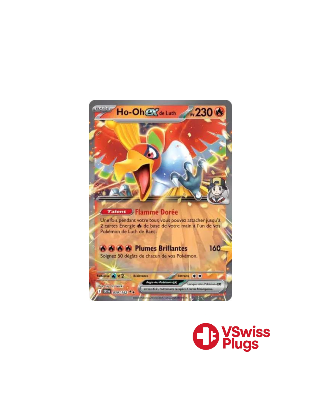 Ho-Oh EX de Luth 039/182 FR
