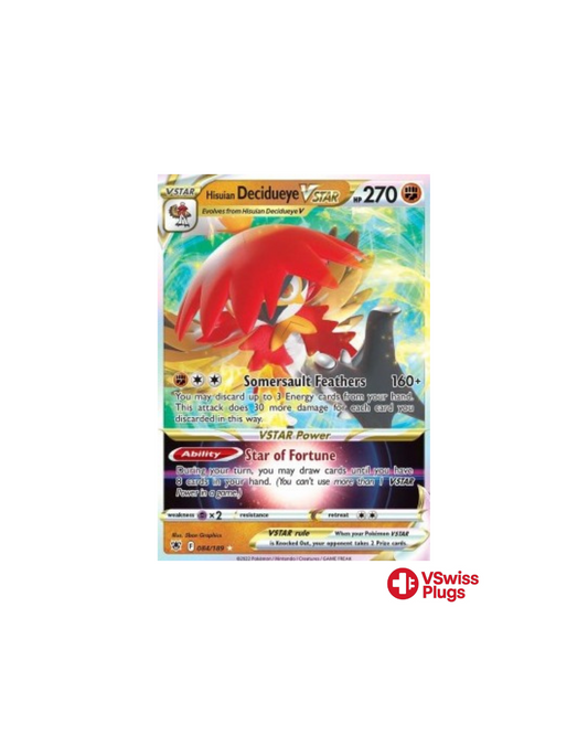 Hisuian Decidueye VSTAR 084/189 EN