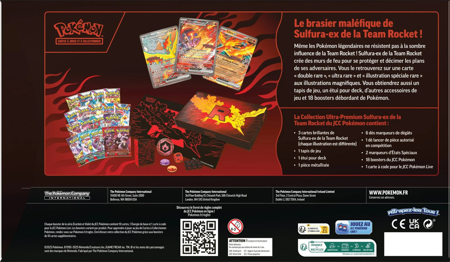 (PRÉCOMMANDE) COLLECTION ULTRA-PREMIUM SULFURA DE LA TEAM ROCKET FR