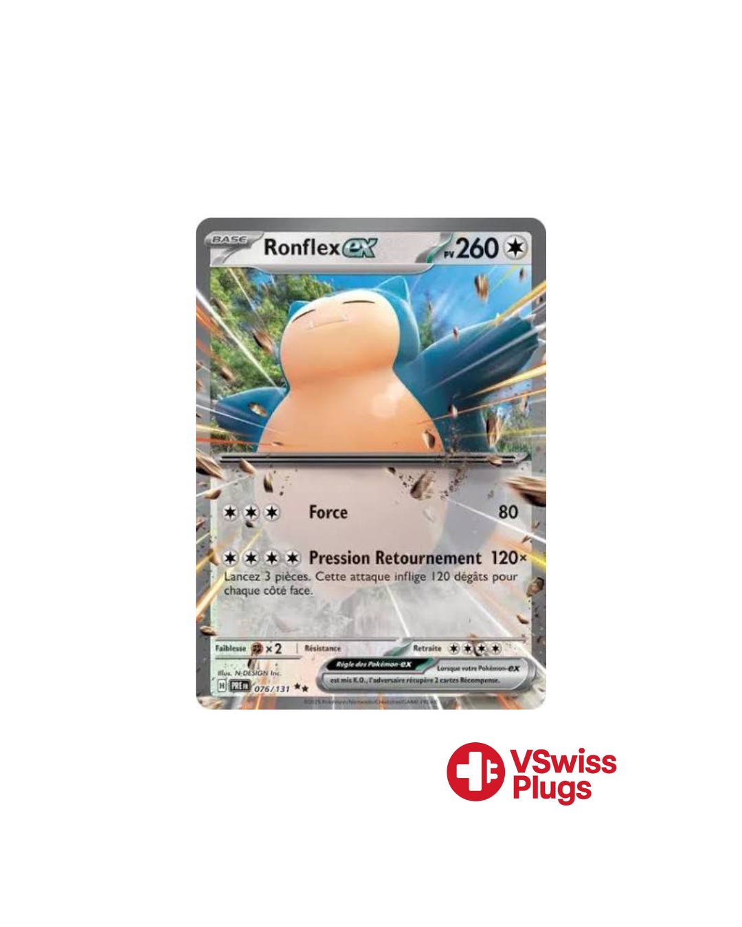 Snorlax EX 076/131 FR