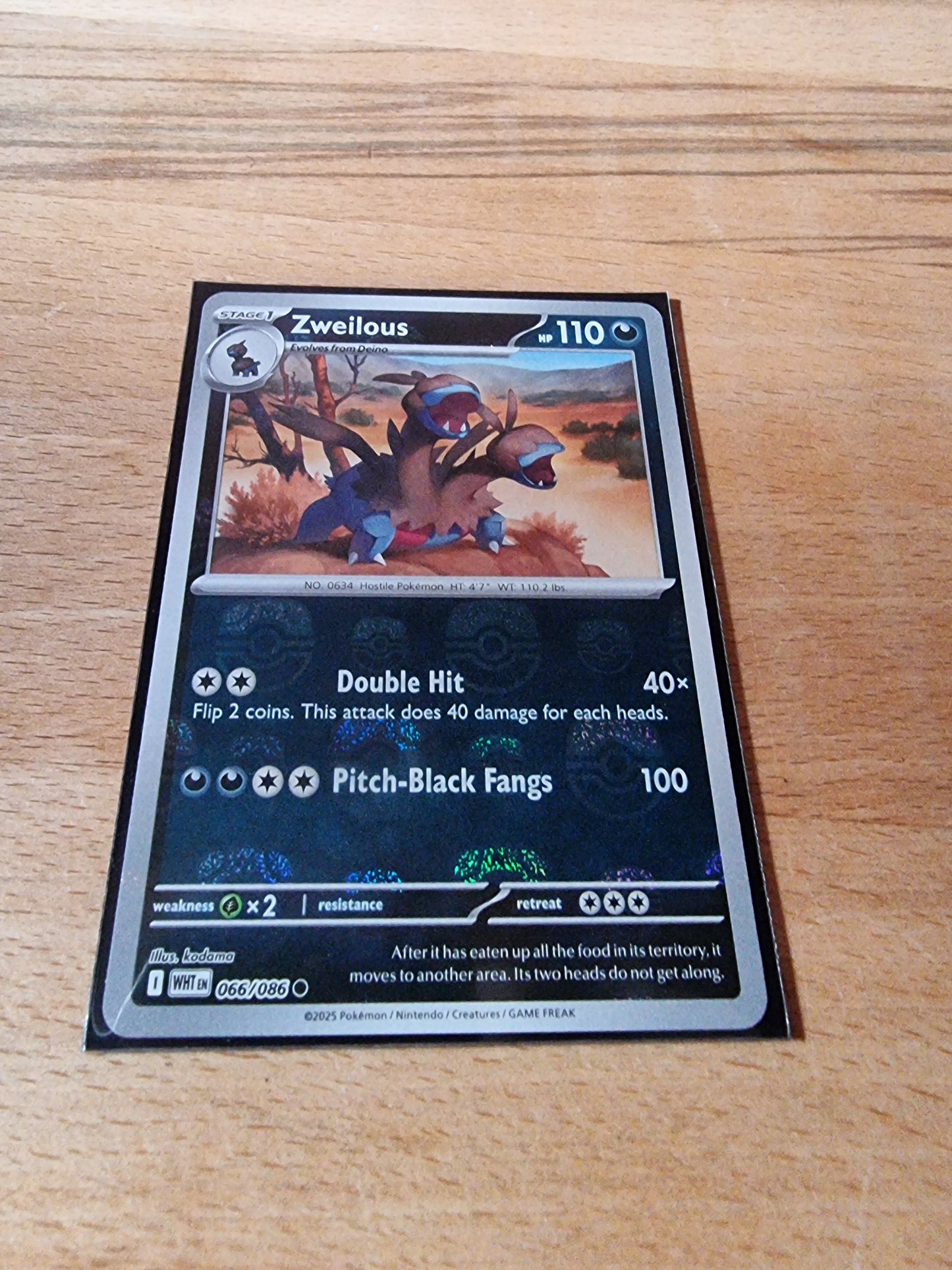 Zweilous MASTERBALL 066/086 (Flamme Blanche) EN