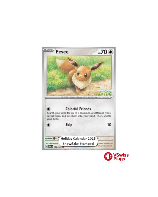 Évoli 133/165 (Promo Snowflake) FR