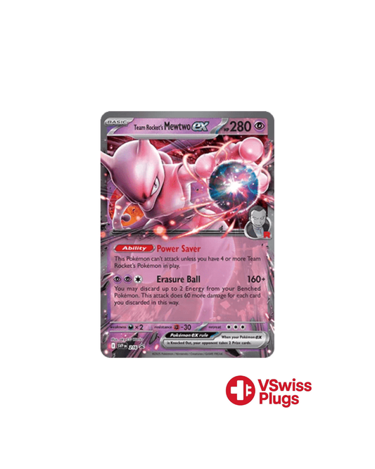 Mewtwo EX de la Team Rocket 205 FR