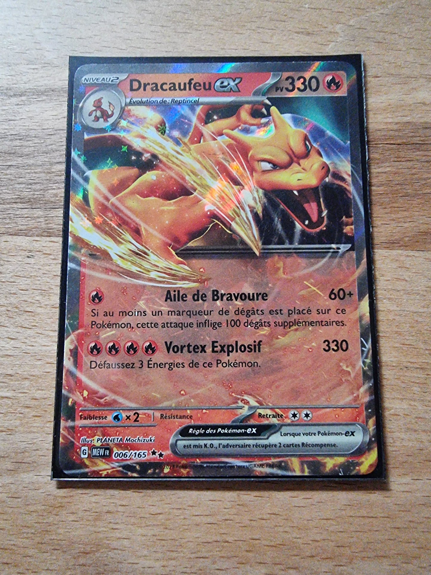Dracaufeu EX 006/165 FR