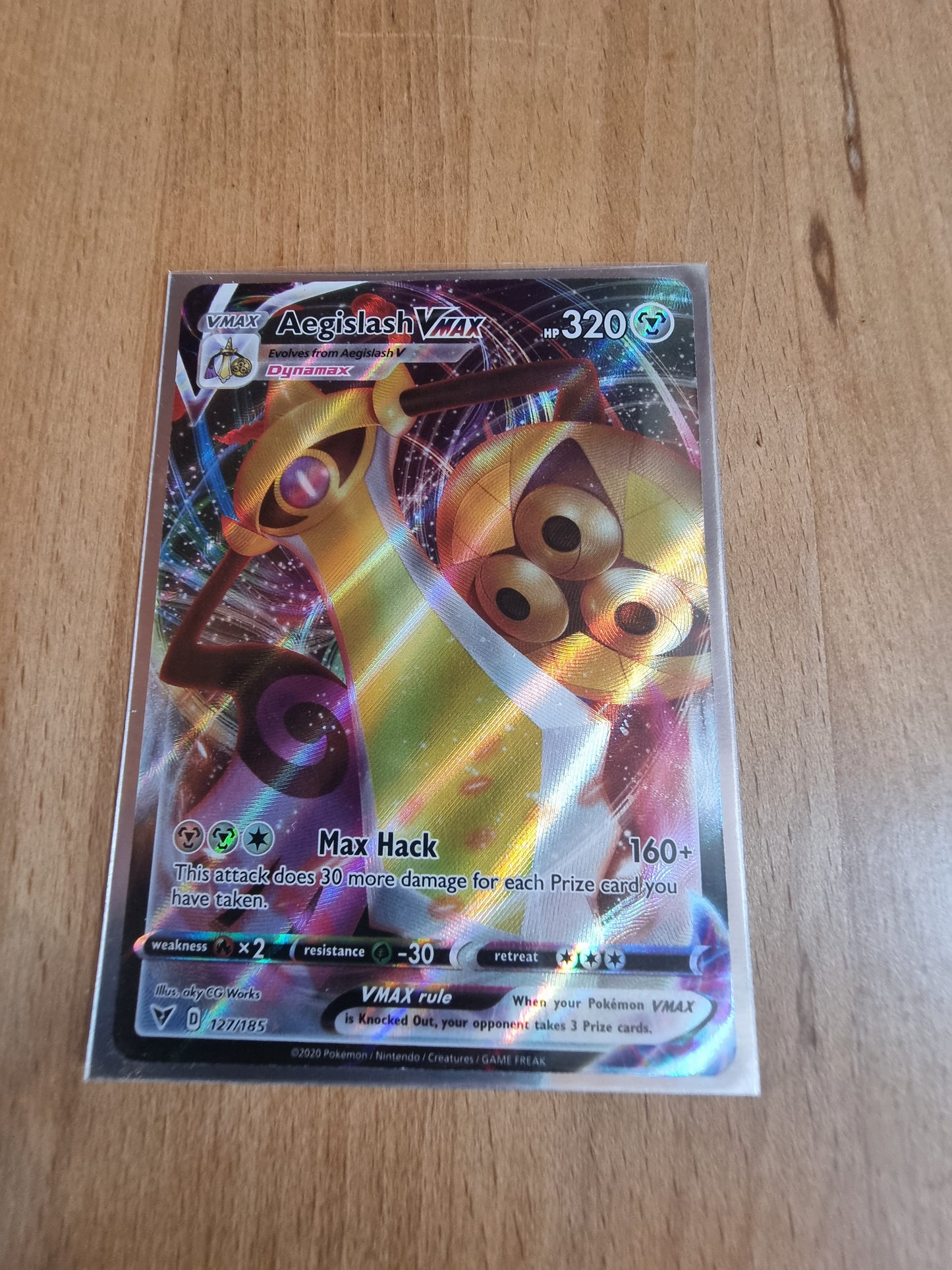 Aegislash VMAX 127/185 EN