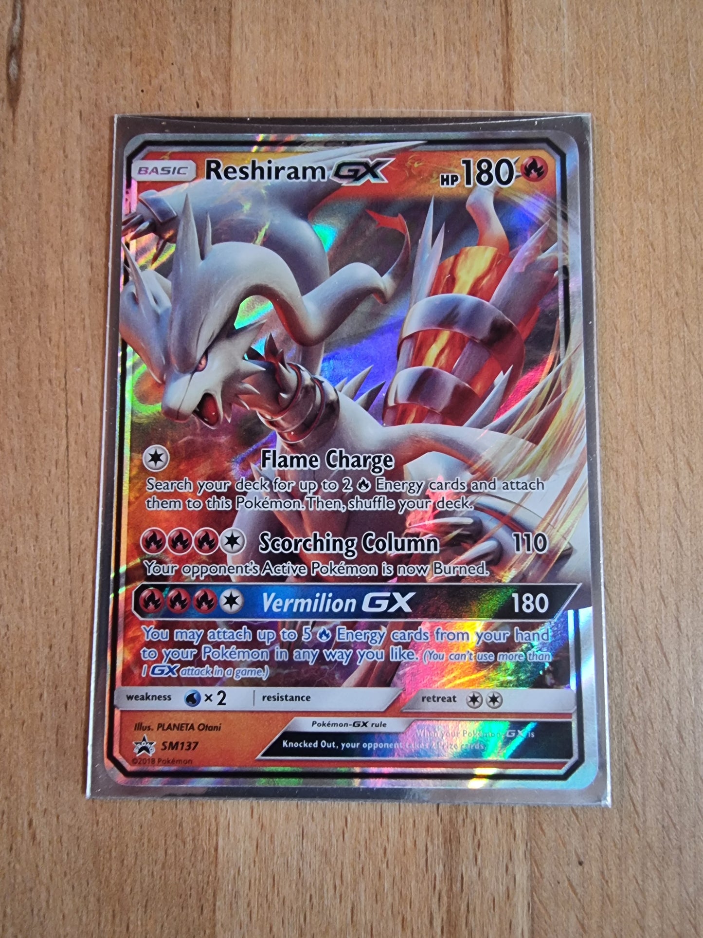 Reshiram GX SM137 EN