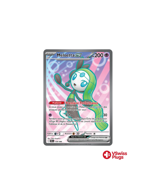 Meloetta EX 159/086 (Foudre Noire) FR